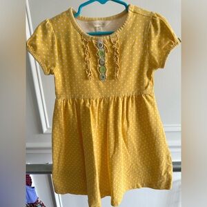 Matilda Jane yellow polka dot dress size 4